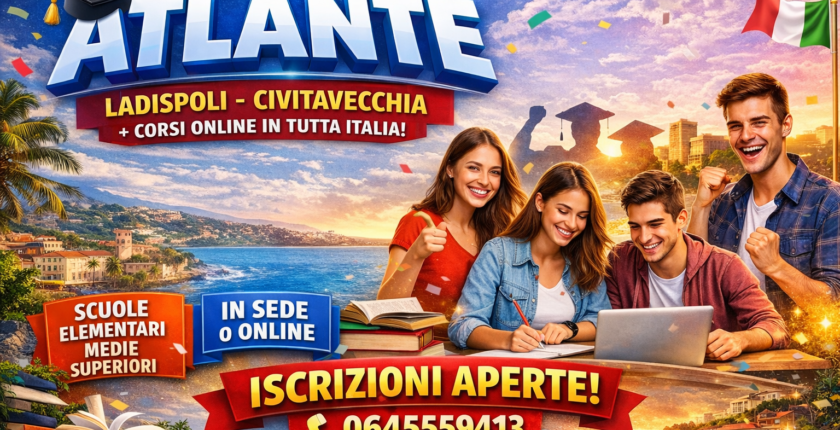 Istituto Privato Atlante scuola Ladispoli Civitavecchia corsi online Atlantia