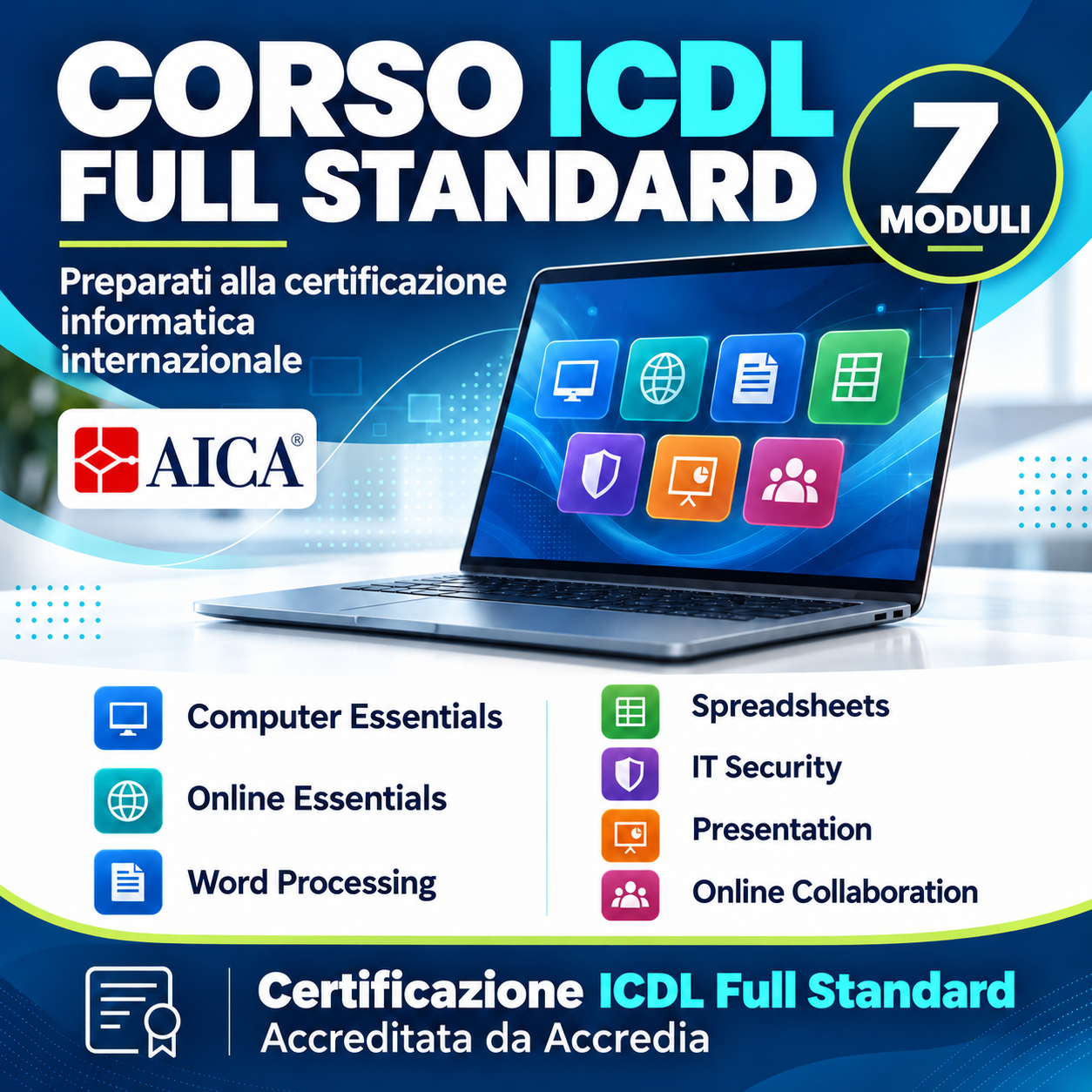 Corso ICDL Full Standard – 7 moduli