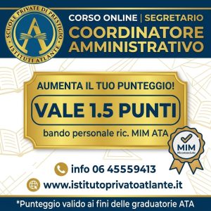 Segretario – Coordinatore Amministrativo